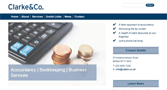 Desktop Screenshot of clarke-bookkeeping.com